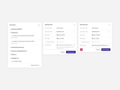 Analytics – Human Panel app analytics form modal product design ui