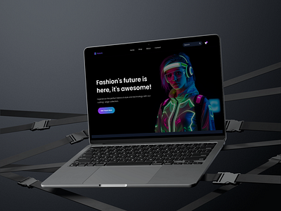 Futuristic Fashion Web Design – Embrace the Next-Gen Aesthetic trendy interface