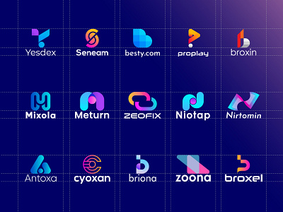 Modern Letter Logo Collection 2021. 2020 2021 top 5 abstract app icon logo brand identity branding clean flat colorful creative gradient logo letter logo logo designer minimal minimalist logo minimalistic design modern logo modern professional popular dribbble shots simple typography word mark