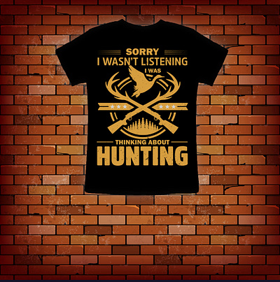 HUNTING T-SHIRT custom custom t shirt design hunting hunting t shirt illustration shirt t shirt typography