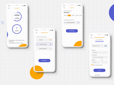 Wallet Topup Flow app basket card cash design ecommerce mobile app onlineshopping pay payment topup ui uiux wallet