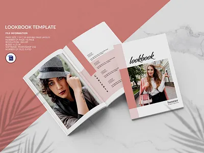 Fashion Lookbook Template editable fashion fashion lookbook fashion lookbook template lookbook photography brochure photography lookbook photography magazine photography template photoshop template psd