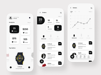 Store Inventory app branding design icon illustration typography ui ux vector