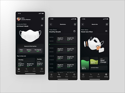 Mask Control App Concept design graphic design new new worthy popular ui ux vector website