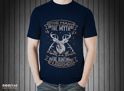 Hunting t-shirt design adobe illustrator adobe illustrator cc hunting tshirt nh16 noor360 tshirt tshirt design