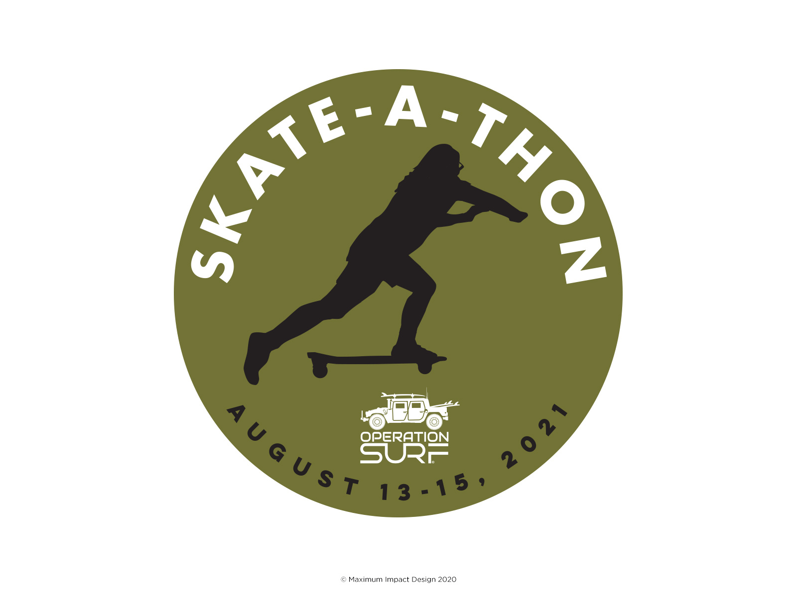 Example of Operation Surf Skate-A-Thon Logo