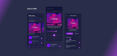 Music Player Screen ]graphic design app design app designer dailyui dailyuidesign design figma music music app music player musical app player ui uidesign uiux