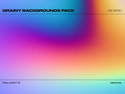 Grainy Backgrounds - 100 Retro Gradients Pack abstract artistic aura background blur blurry colorful cover digital distorted download funky gradient grain graphic graphics holographic iridescent multicolor noise