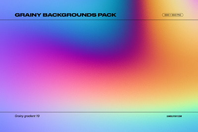 Grainy Backgrounds - 100 Retro Gradients Pack abstract artistic aura background blur blurry colorful cover digital distorted download funky gradient grain graphic graphics holographic iridescent multicolor noise