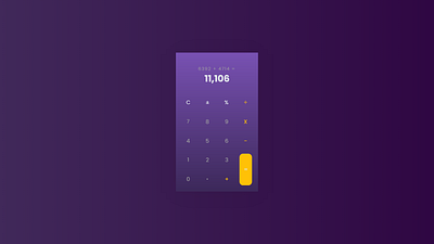 Calculator UI design concept app apps calculator program programs ui ux web website