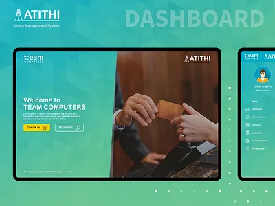 Visitor Management Dashboard Design application art direction dashboard design design design systems information architecture interaction design login screen design logo product design typography ui design user experience (ux) user interface designer visual design wireframe