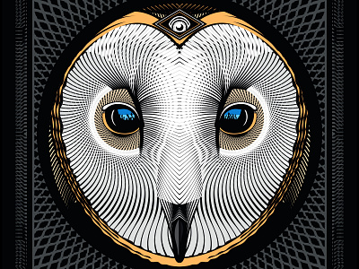 The Night Owl - by Fieldinspired animal art conceptual art design digital art illustration vector vector art