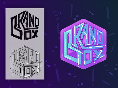 Brand Box branding design graffiti graffiti art graffiti design graffiti digital graffity graffity art graphic design grunge illustration lettering logo street art streetart text effect typography vector