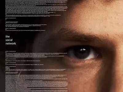 The Social Network animated animation david fincher facebook key art keyart movie poster movie posters poster poster design poster designer the social network