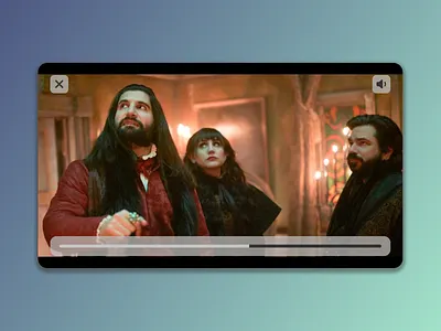 Daily UI #057 daily ui daily ui 057 dailyui dailyui057 dailyuichallenge mobile player mobile video player player video player