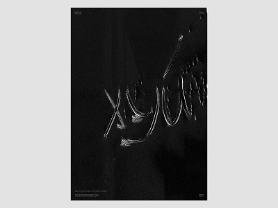 P012 bw design hui illustration poster practice print word