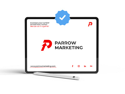 Parrow Marketing | Logo & Corporate brand identity branding concept corporate corporate identity design graphic graphic design identity lettering logo logo daily logo designer logomaker logotype marketing minimal typography ui ux