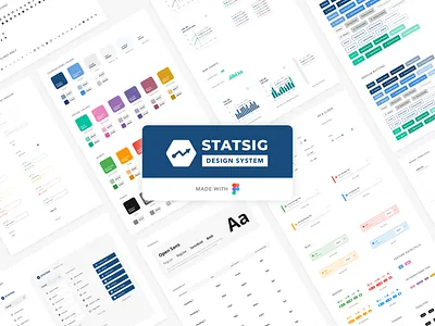 Statsig Design System components design design system figma ui ux