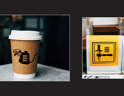 Coffee Shop Branding bones branding cafe coffee design illustration logo product shop skeleton store