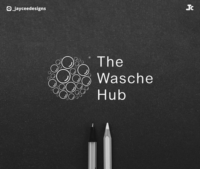 THE WASCHE HUB branding design graphic design logo logo design minimal vector