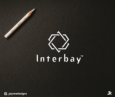 INTERBAY branding design graphic design logo logo design minimal vector