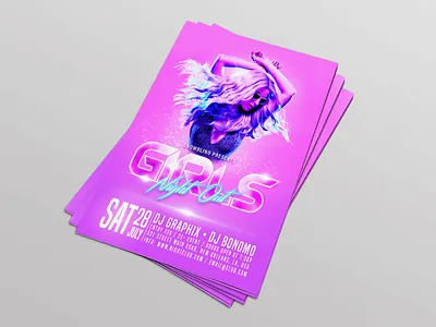 Flyer Design club flyer creative design entertainment fashion flyer design gradient graphic design graphic designer illustration photoshop print design