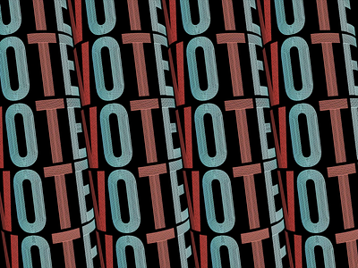 Vote - Day 23 3d design illustration lettering