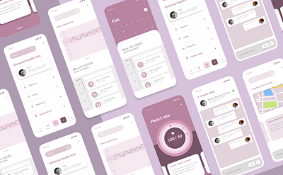 Health app. builtforhumans colors digitalproduct healthapp humancentereddesign productdesign uiux uiuxinspiration userinterface uxdesign