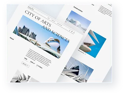 City of Arts and Sciences. Valencia / Website concept concept design ui user experience user interface ux website