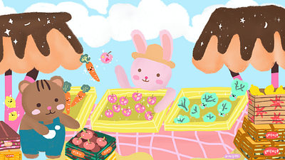 Sweeties Market🐰🐻 drawing