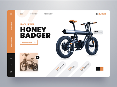 S-CUTEE Landing Page Concept bike clean design dailyui dailyuichallenge ebike electric landing page landing page design minimal new design new design 2021 scutee smart trend ui uidesign uiux uxdesign