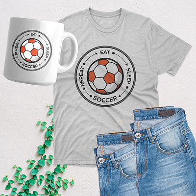 Soccer | Graphic Design | T shirt | Coffee Mug coffee cup coffee mug creative freelancer graphic graphic design freelancer illusrtrator minimal minimalism minimalist modern photoshop professional shirts tshirt designer tshirts typography unique vector vintage