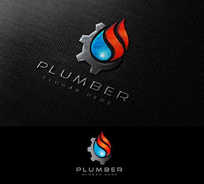 Plumber Logo Design abstract brand design brand identity business construction design fix graphic design handyman house icon logo logo design logotype maintenance plumber renovation service sign wrench