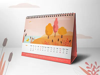 My Illustration for a Calendar calendar design illustration illustrator vector
