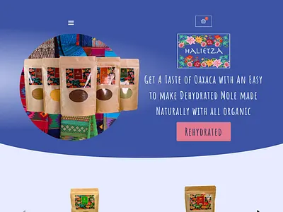 Halietza.com Dehydrated Food E-Commerce Website adobexd branding dehydrated dehydrated food design elementor hollywood illustration logo losangeles ui vector wordpress