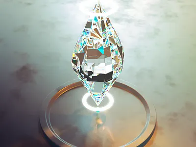 Diamond> 3dmodel c4d caustics cinema4d corona render design diamond game lightning photoshop render
