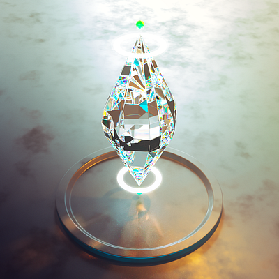 Diamond> 3dmodel c4d caustics cinema4d corona render design diamond game lightning photoshop render