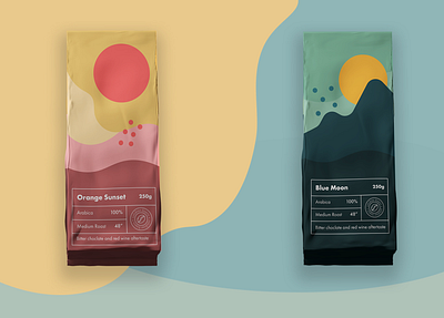 Coffee packaging design branding design