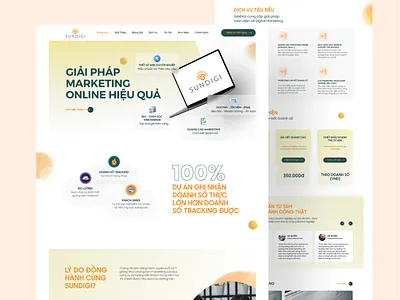 💻 Demo Layout Website SunDIGI Agency design graphic design ui website