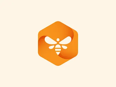 Bee Logo animal bee brand branding design hive honey icon identity illustration logo logodesign logomark mark minimal modern natural simple symbol vector