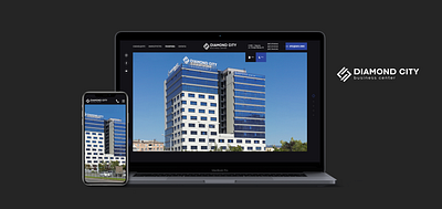 Website development for Diamond City 3d app branding design develo graphic design icon illustration logo site typography ui ux vector website