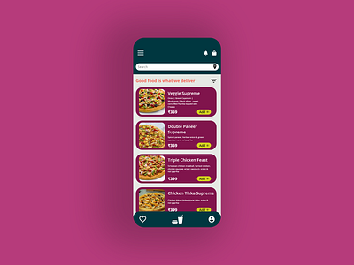 Food/Drink Menu - Daily UI 43 apps daily ui daily ui 43 daily ui challenge design ui drink food interface menu products design ui uiux user interface ux web