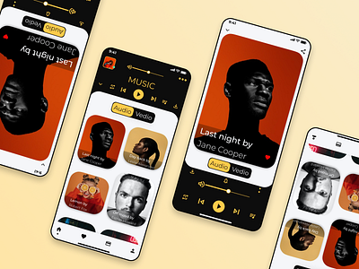 Music adobe illustrator android app appdesing figma illustration ios landingpage music musicapp musicappui musicappux musicplayer notifications100 ui uiux ux vector