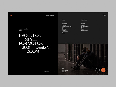 Website for Fashion Design blog clothes concept dark ui design fashion man minimalist shirt shop ui uidesign ux web design website