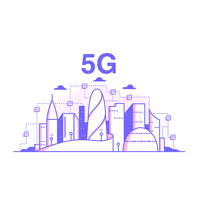 5G Technology 5g art design flat graphic design illustration illustrator minimal ui vector