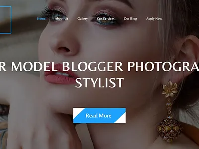 Gotik - fashion Model Agency PSD Template design illustration logo responsive theme website website development