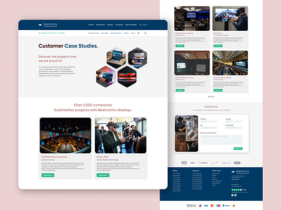 Customer Case Studies Page branding case study digital prouct e commerce e commerce shop e commerce website ecommerce landing page monitors online shop online store shop ui ux uxui web web design web ui web ux website