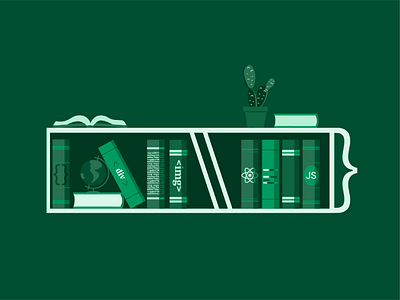 Blog Cover for 11 Great Books for Learning Web Dev. Article blog branding design developers elementor illustration visualization web creator website builder wordpress