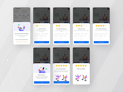 In-app rating system for ClearTax's BLACK App app app store branding case study design icon illustration in app rating logo play store tax filing typography ui ui design ux ux design vector