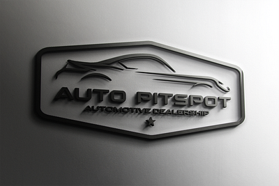 Auto Pitspot LOGO design illustration logo vector